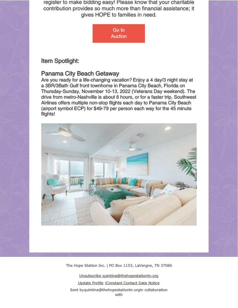 A purple background with a picture of a living room with a couch and chairs.