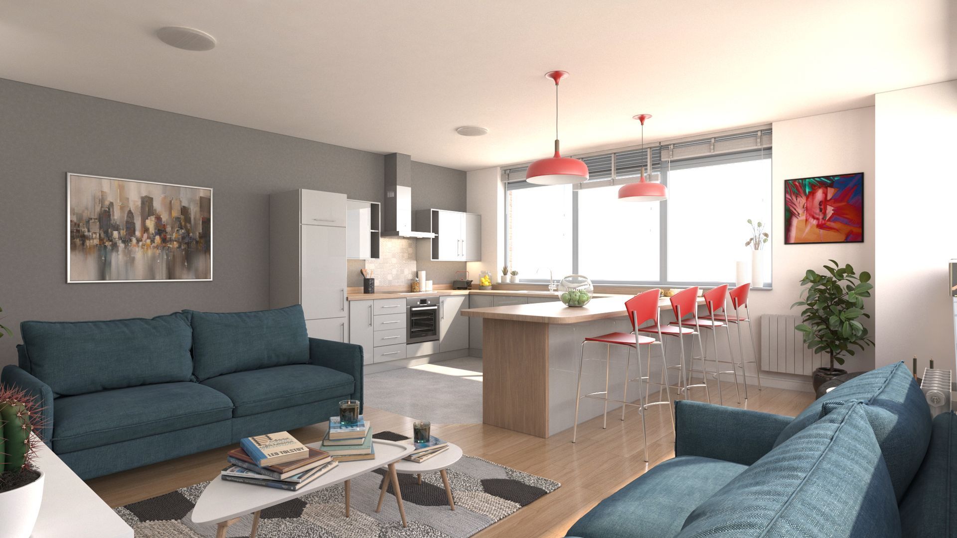 Stanley House Student Living living room