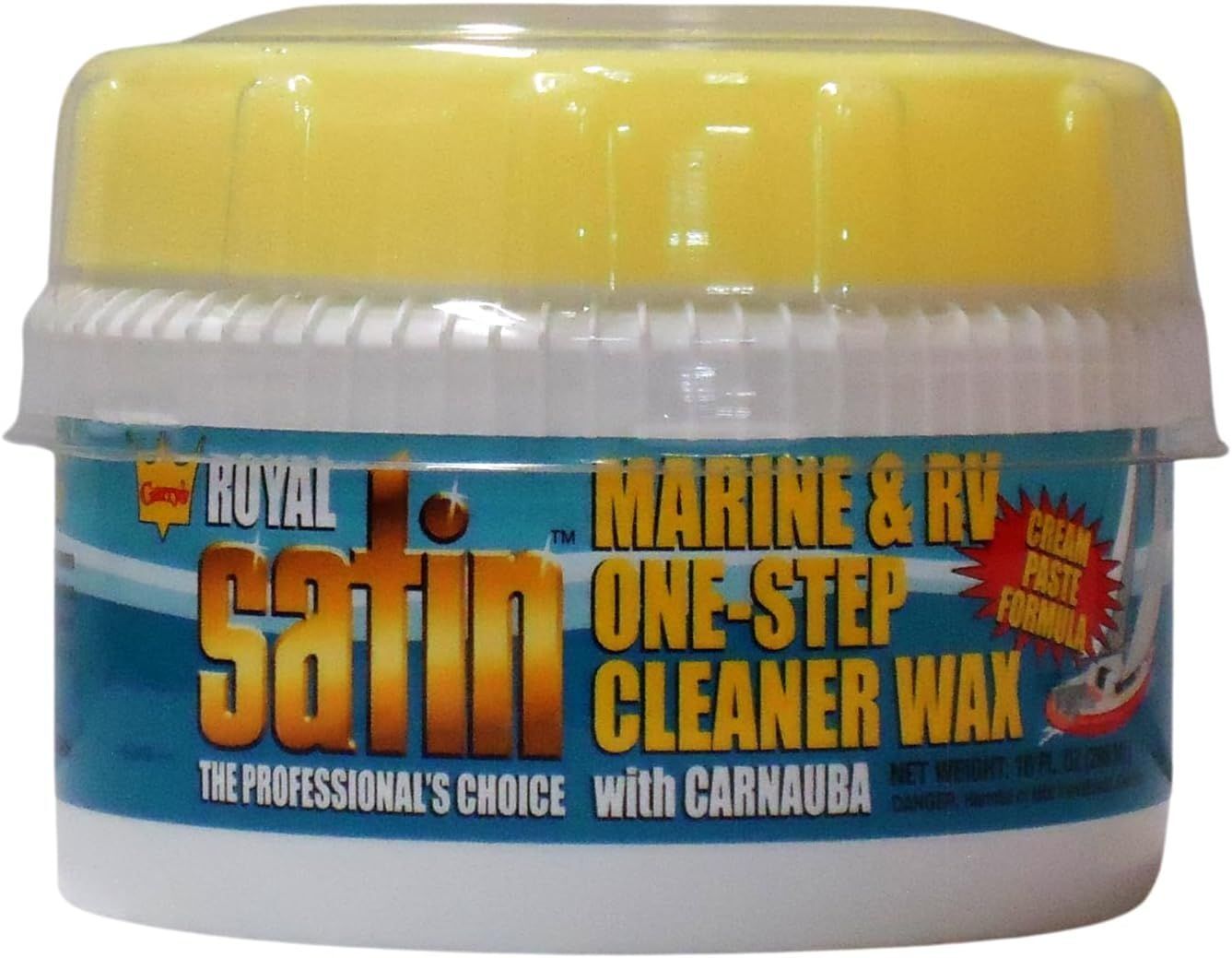  Garry's Royal Satin Marine & RV ONE STEP Cleaner Wax - 10 oz