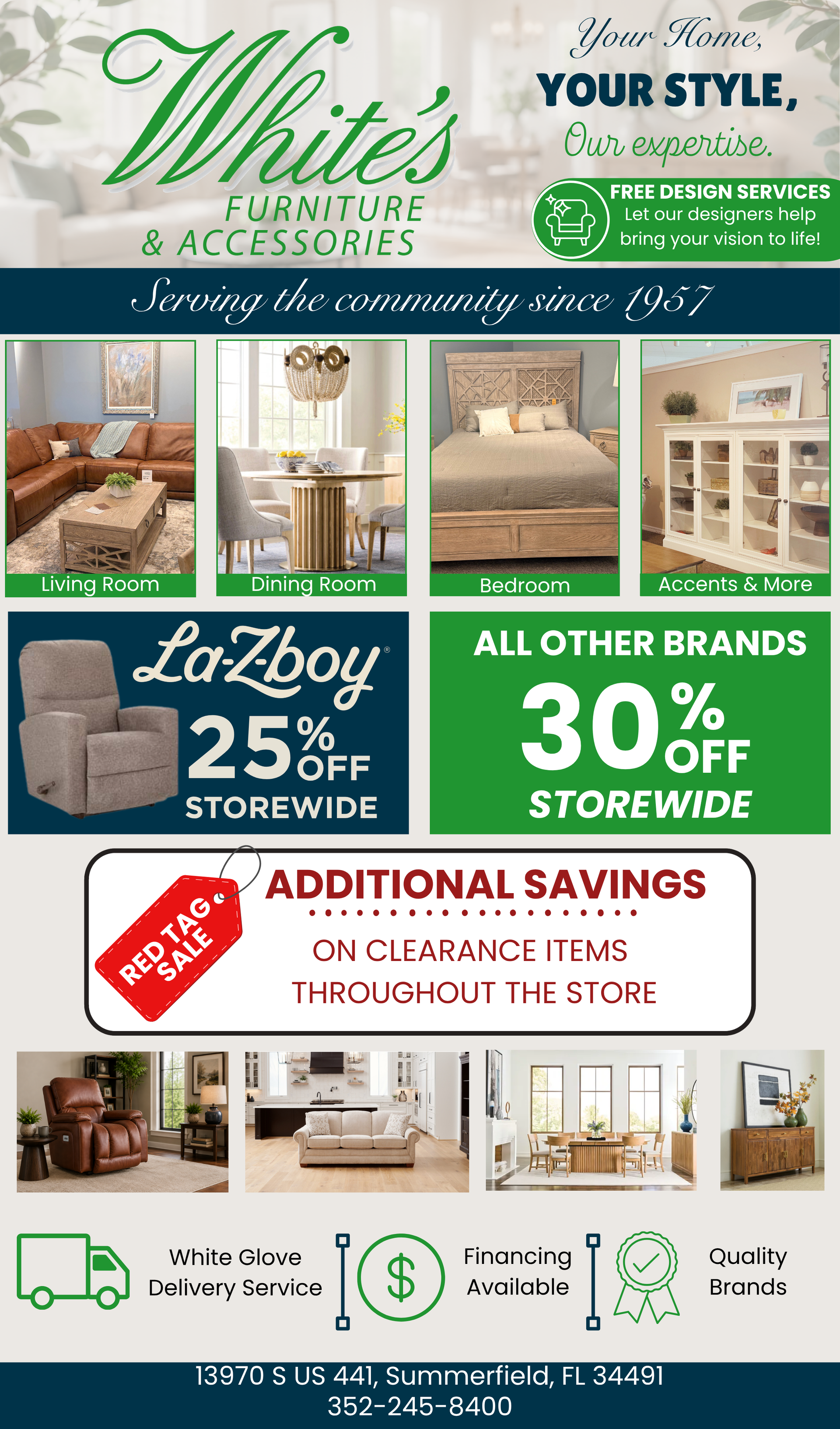White's Furniture flyer