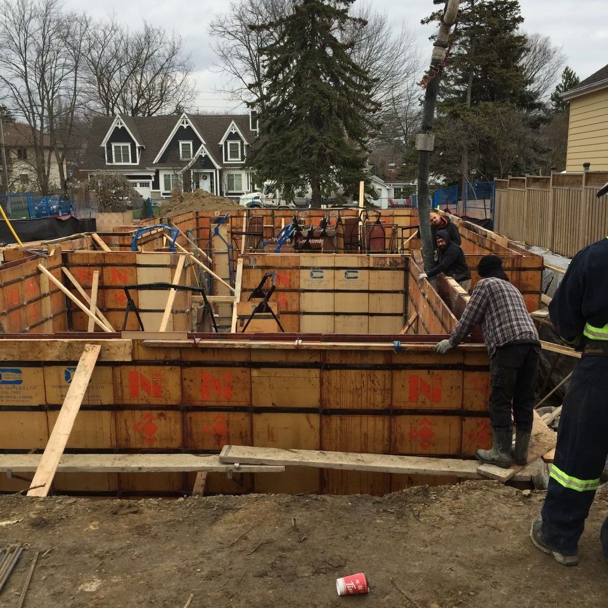 Image of concrete foundation.