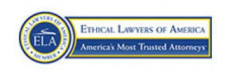A logo for ethical lawyers of america america 's most trusted attorneys