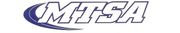 MTSA logo with stylized blue swooshes around the letters, white text on a blue background.