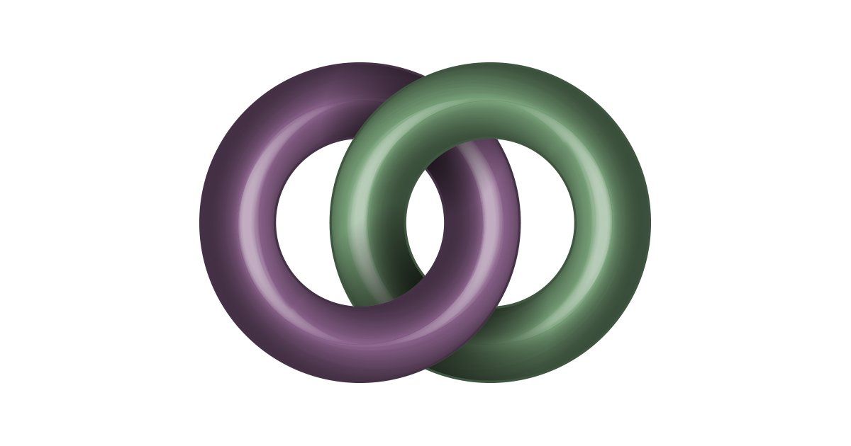 Image of two linked circles
