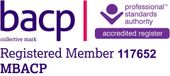 BACP logo showing member number 117652