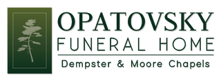 The logo for sample funeral home is shown on a white background.