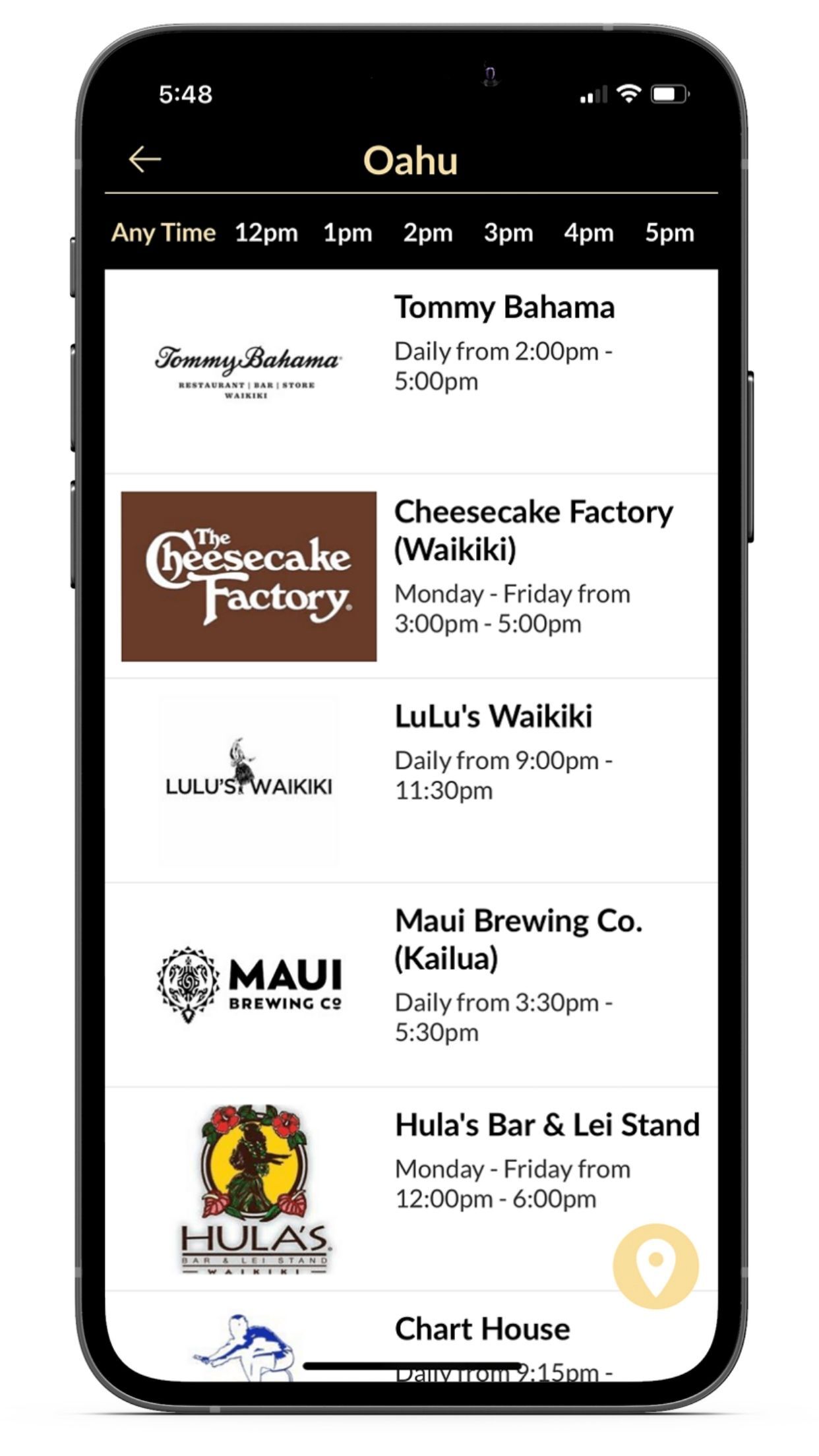 Hawaii's 1 Source for Happy Hours Hawaii Happy Hours