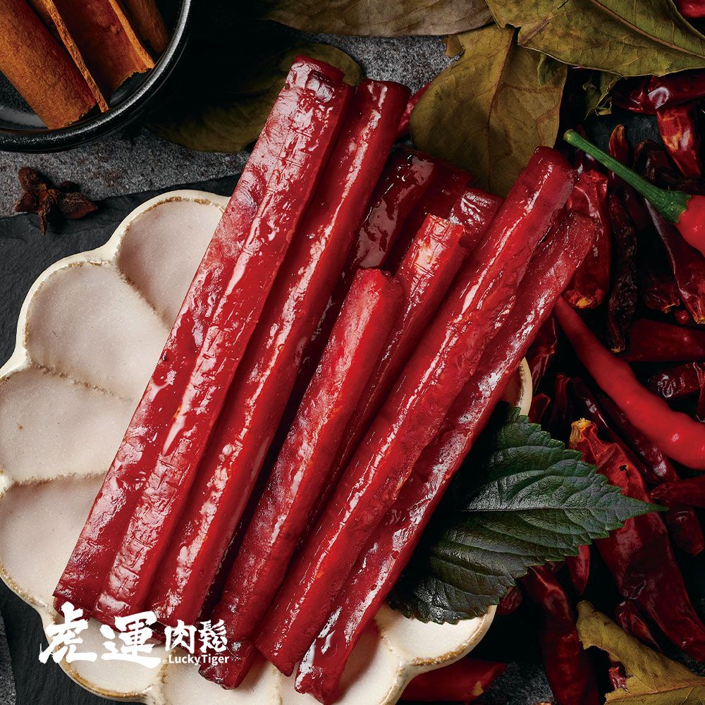 【虎運肉鬆】 川辣棒棒肉乾 200g