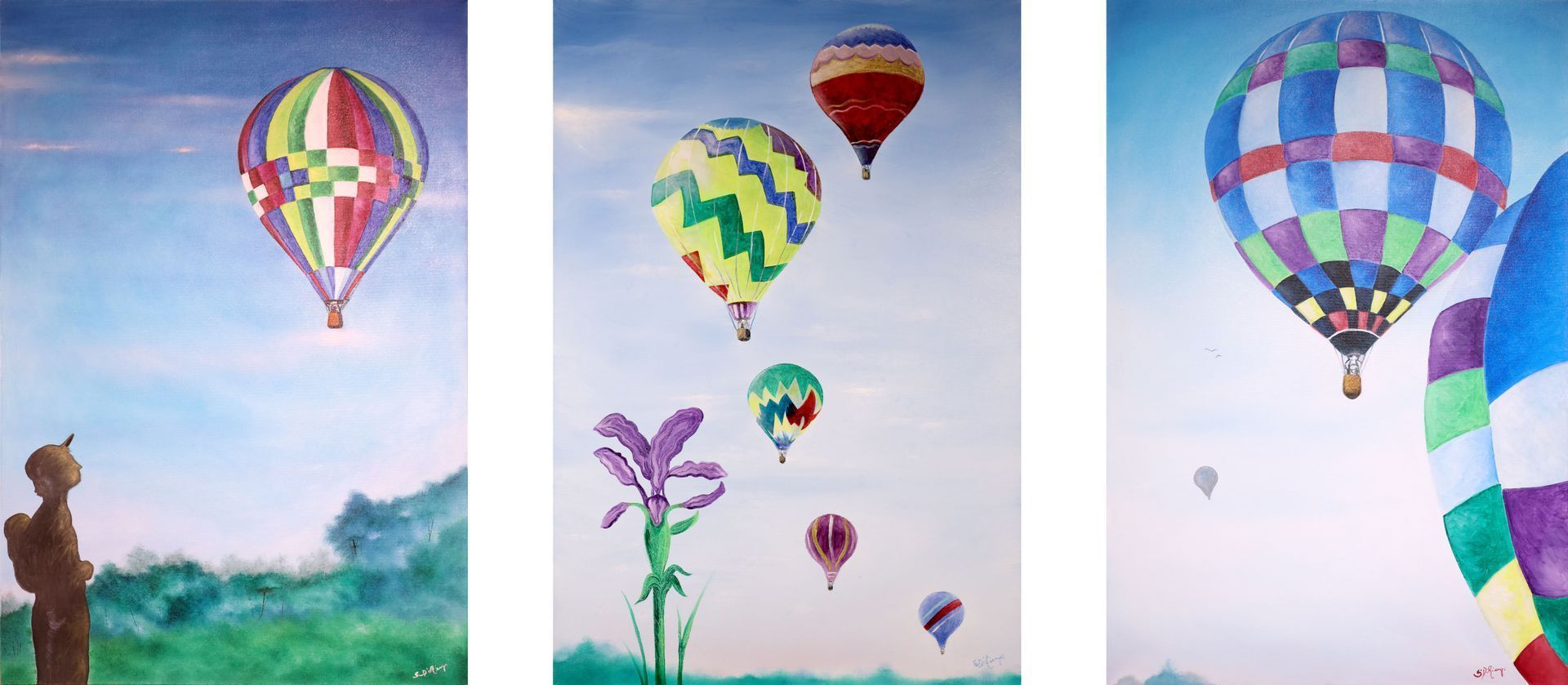 Balloon Triptych