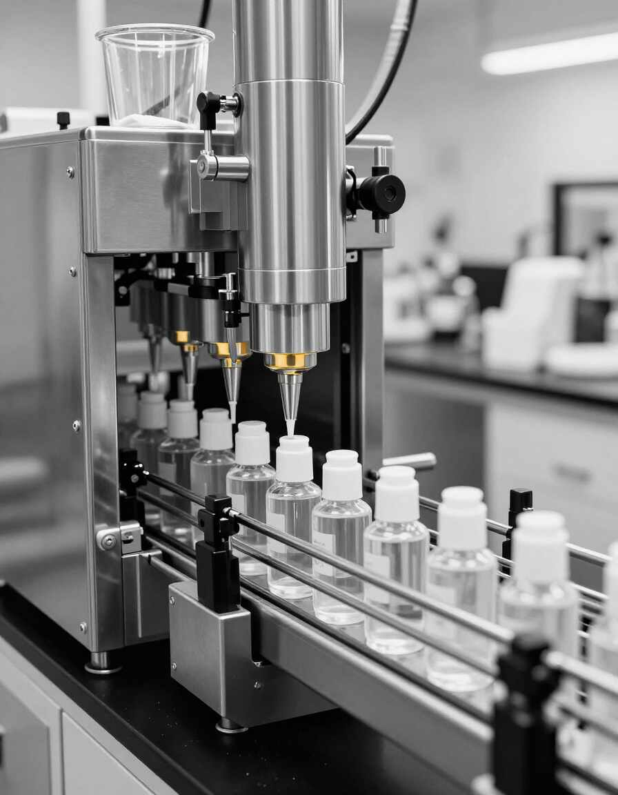 Laboratório de cosméticos de alta tecnologia