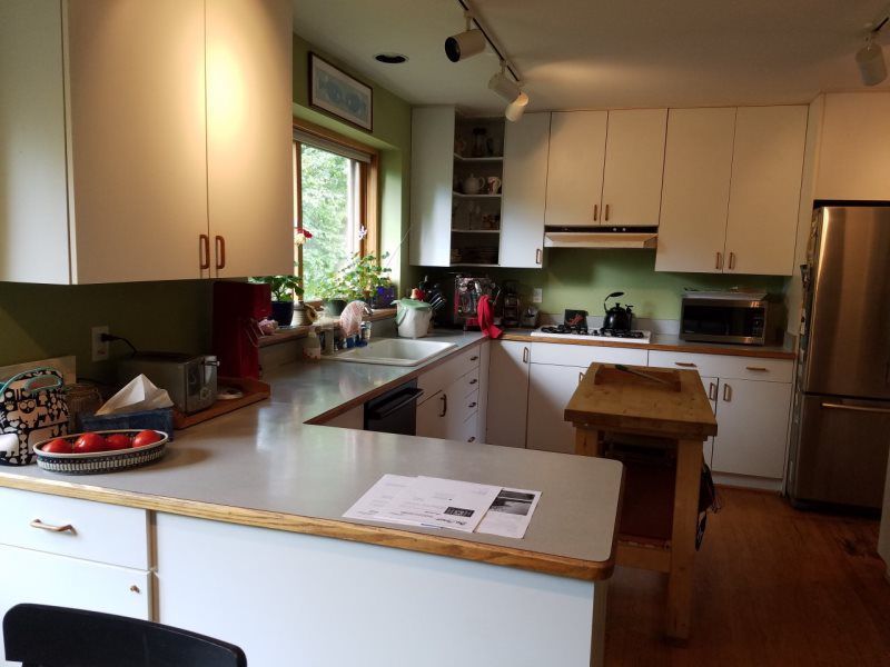 Completed kitchen remodeling project