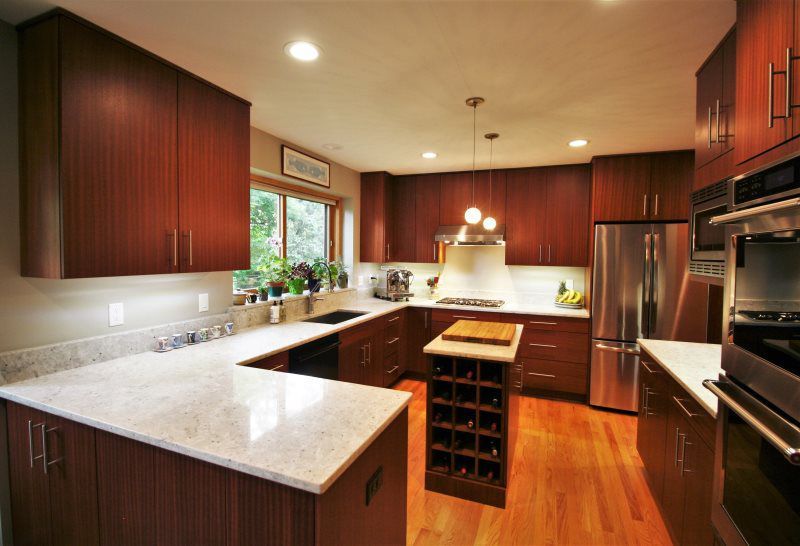 Modern bathroom remodeling project