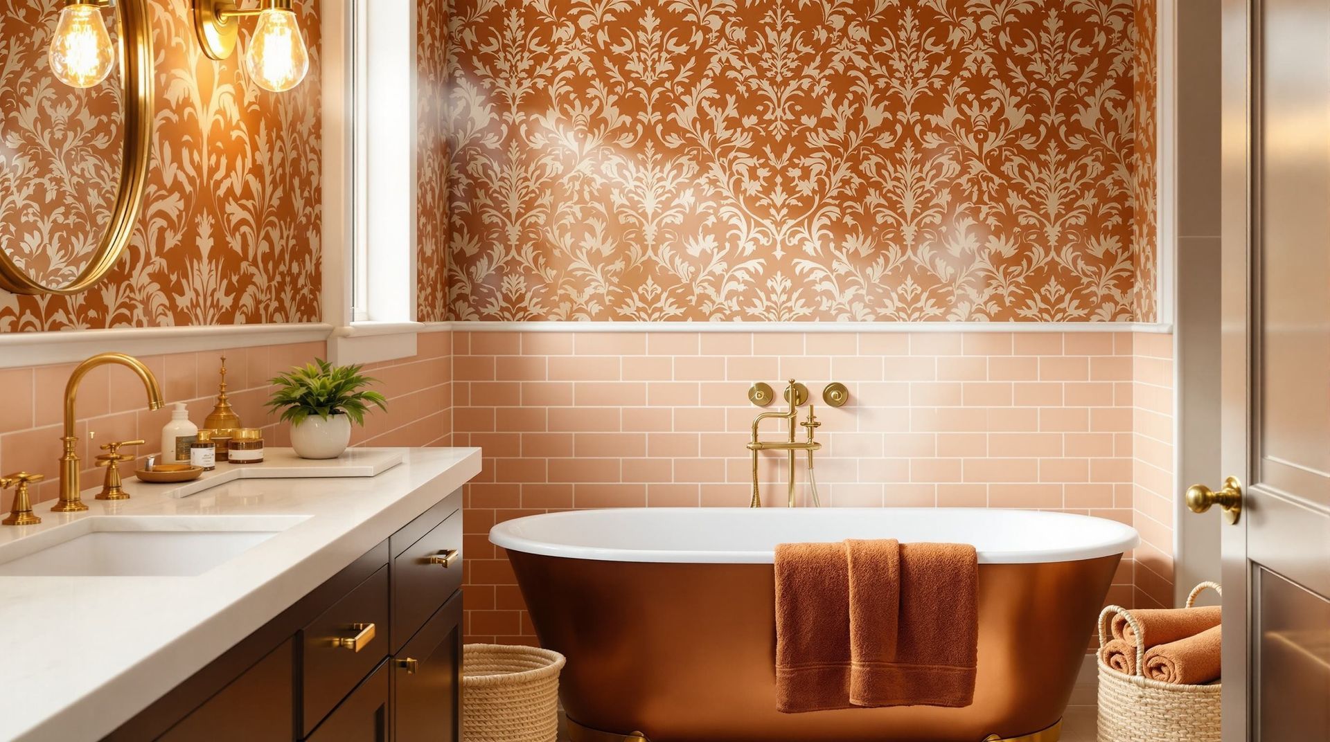 Modern kitchen and bathroom remodel