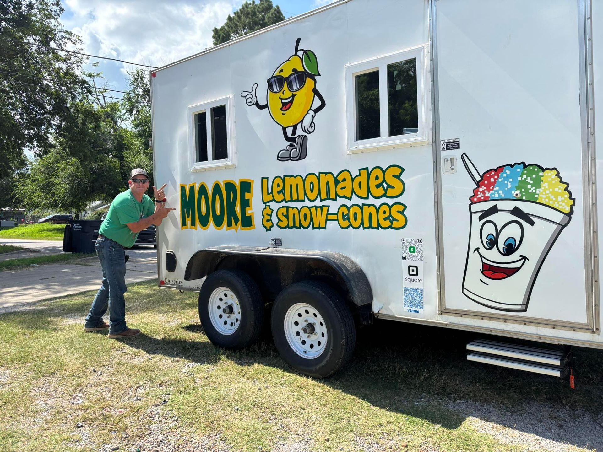 Moore Lemonade and Konawa Snow Cone