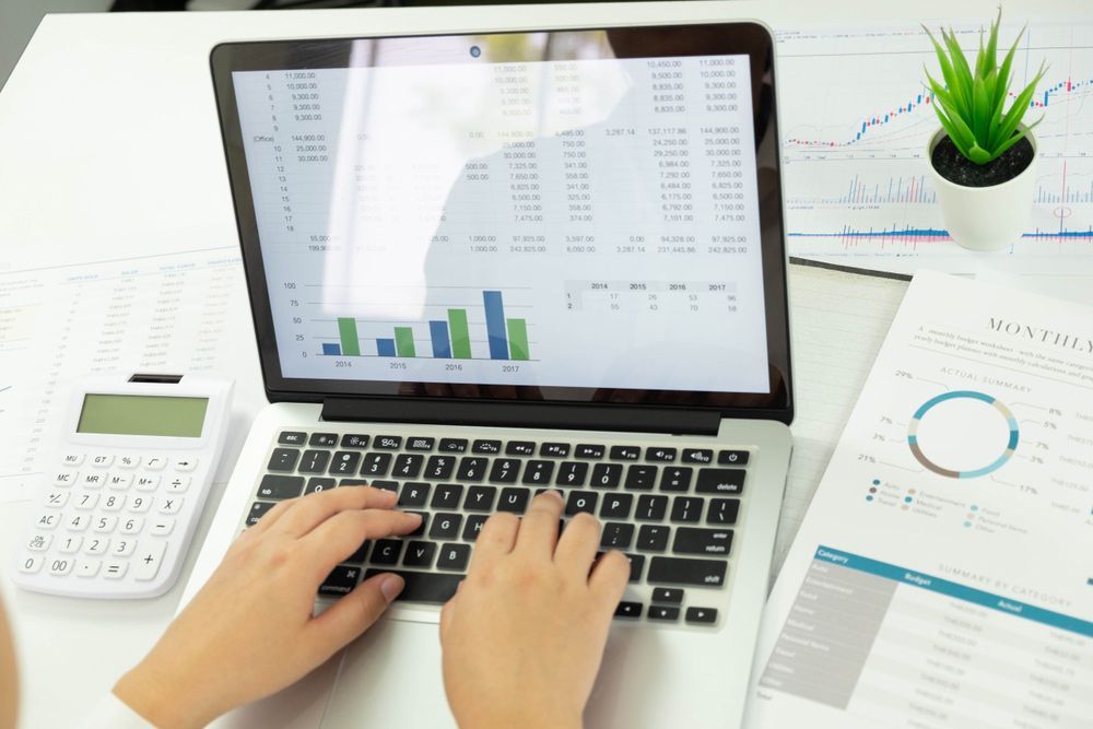 Working On Laptop — Accounting Services in Coffs Harbour, NSW
