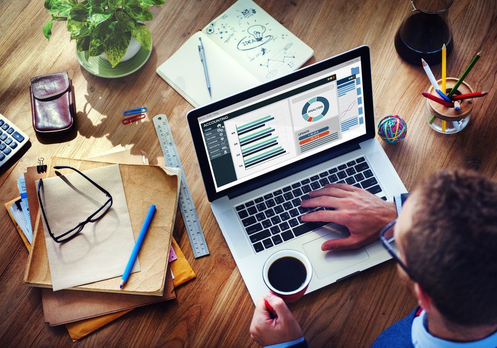 Man Analyzing Business Accounting — Accounting Services in Coffs Harbour, NSW