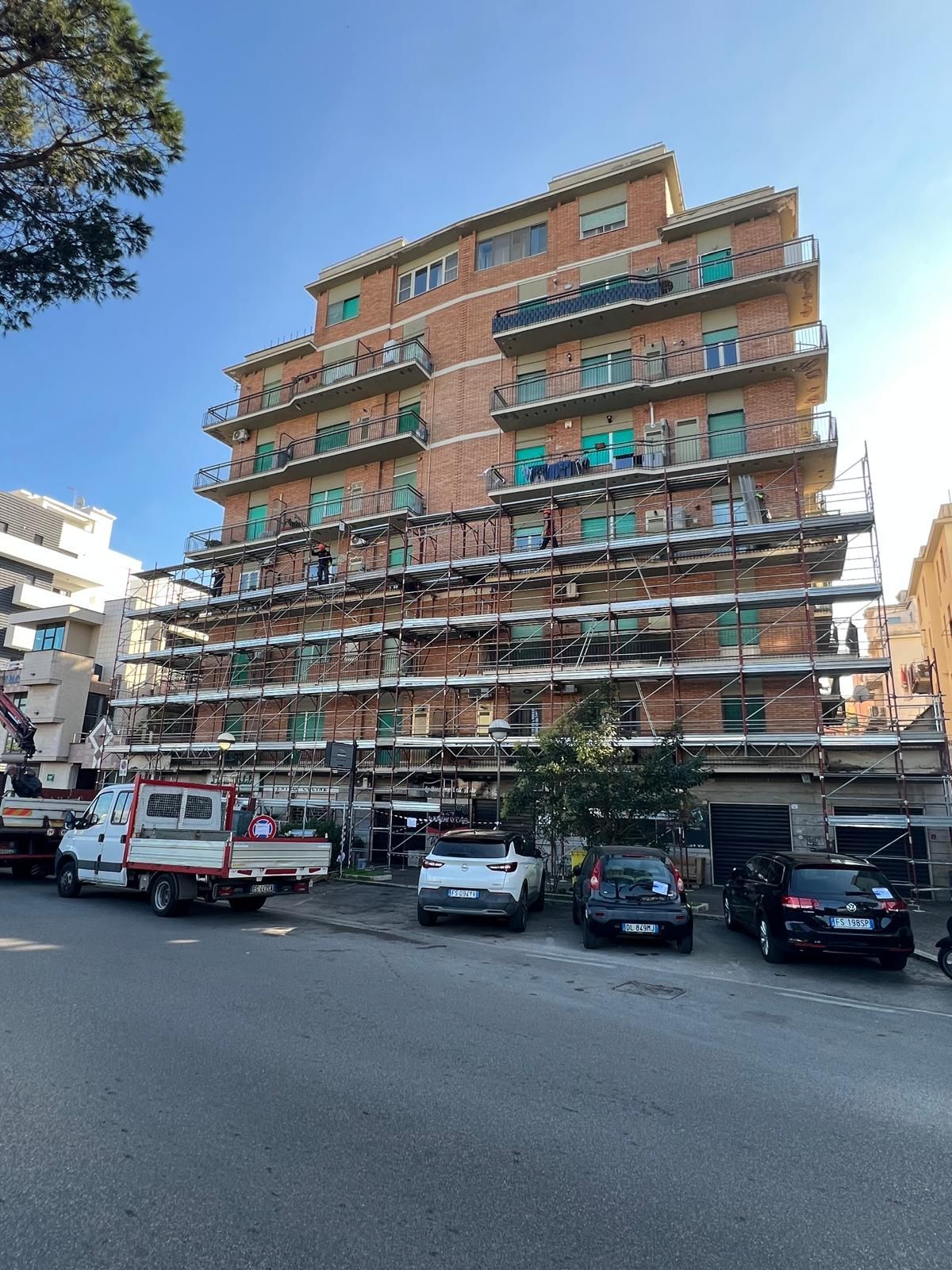 allestimento impalcature edili