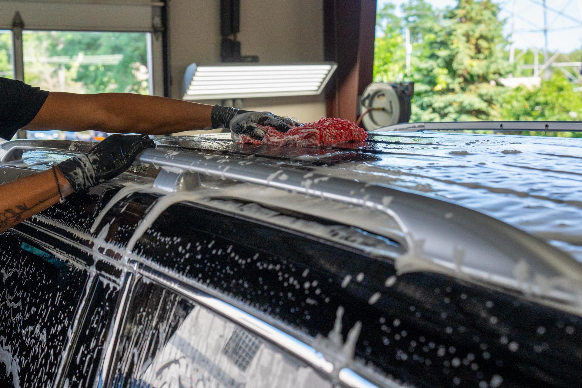 Ceramic Coating - Wiping The Top of the Car In Santee, CA