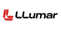 LLumar logo with red icon and black wordmark on a white background
