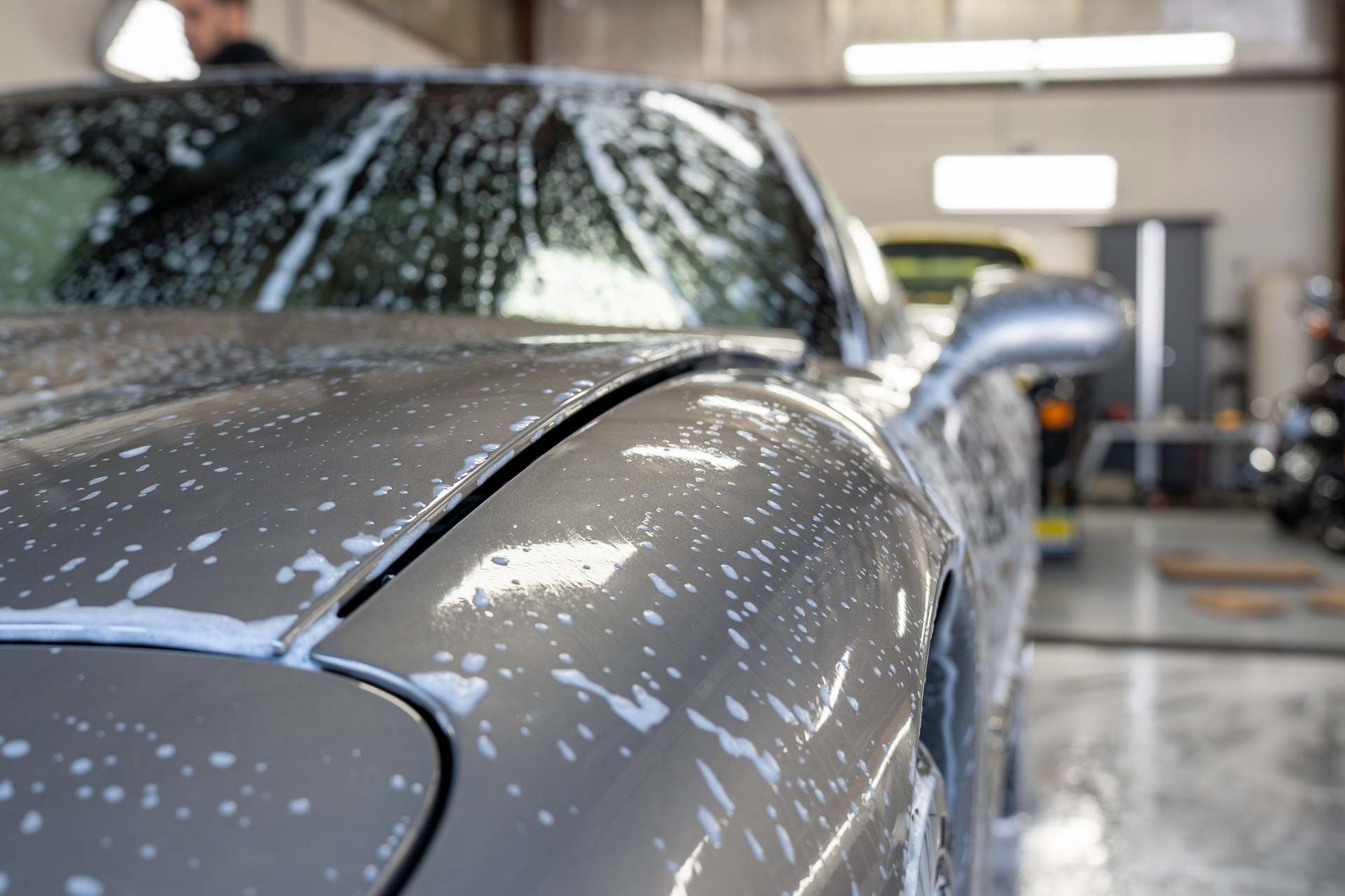 Exterior Detailing - Car with wash bubbles In Alpine, CA
