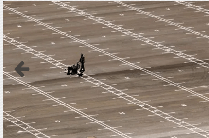 Aerial View of Motorcycle Training