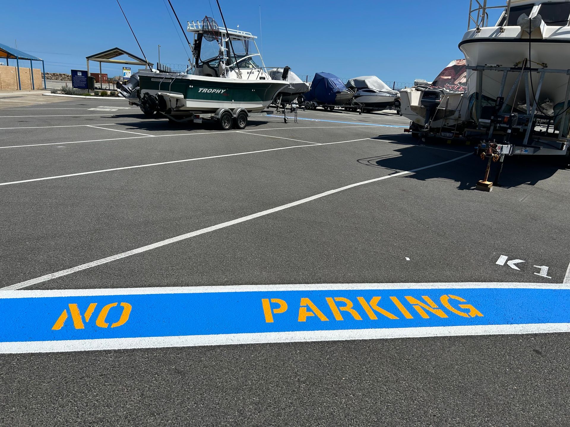 No Parking Markings