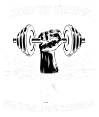 Fist holding a dumbbell. "Executive Wellness" and "Dylan's Total Gains Training LLC" text surrounds it.