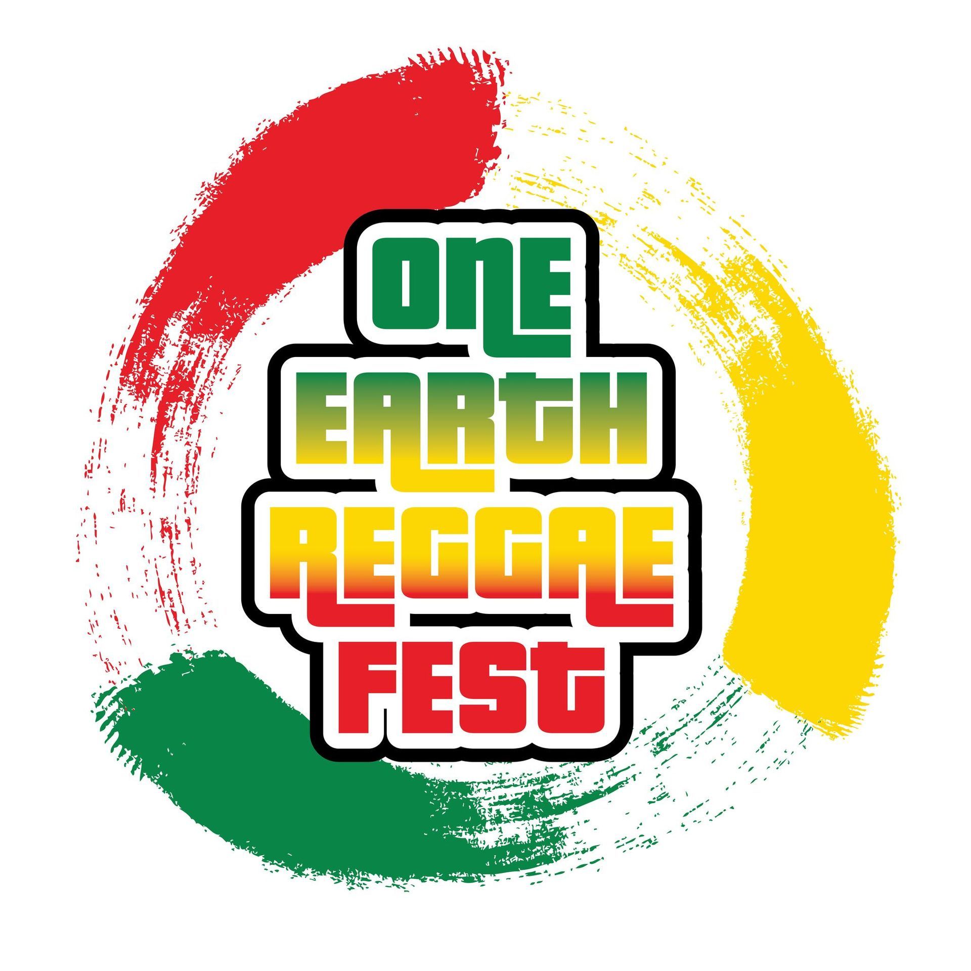 A logo for the one earth reggae fest
