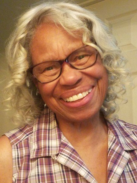 woman smiling