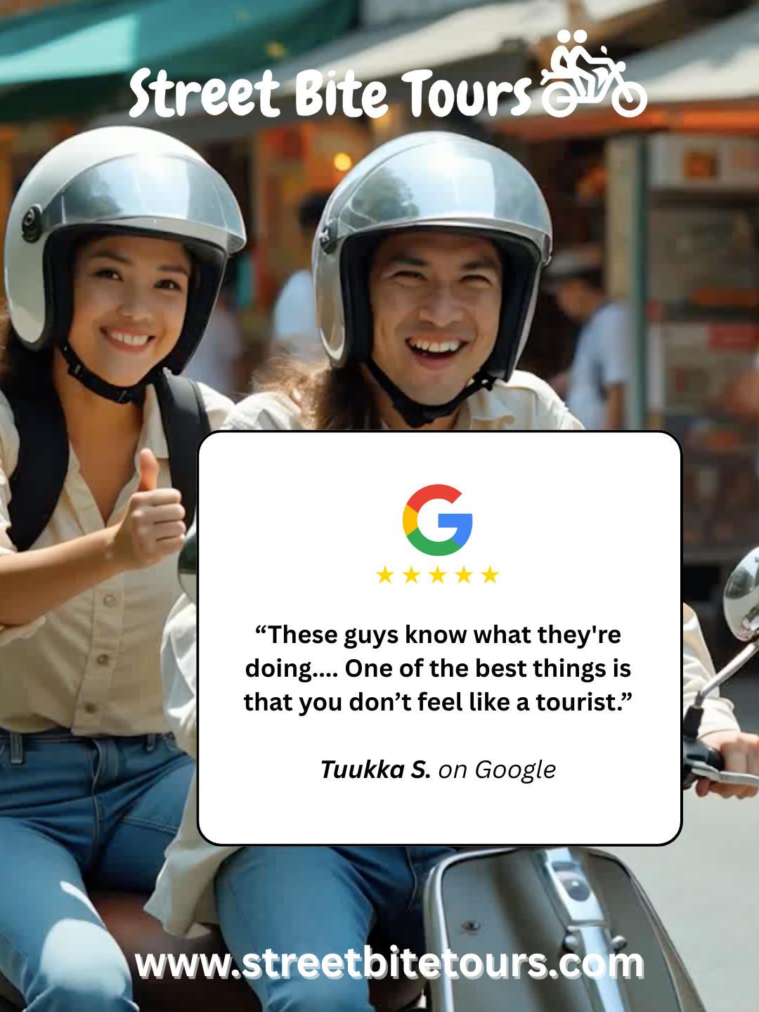The guys know what they're doing... One of the best things is that you don't feel like tourist