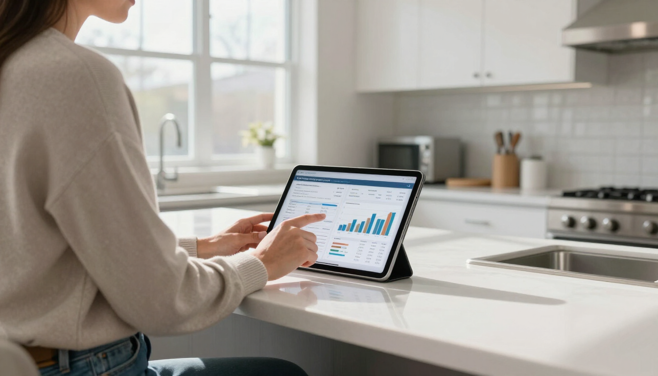 Buyer reviewing IncentiScore property value analysis