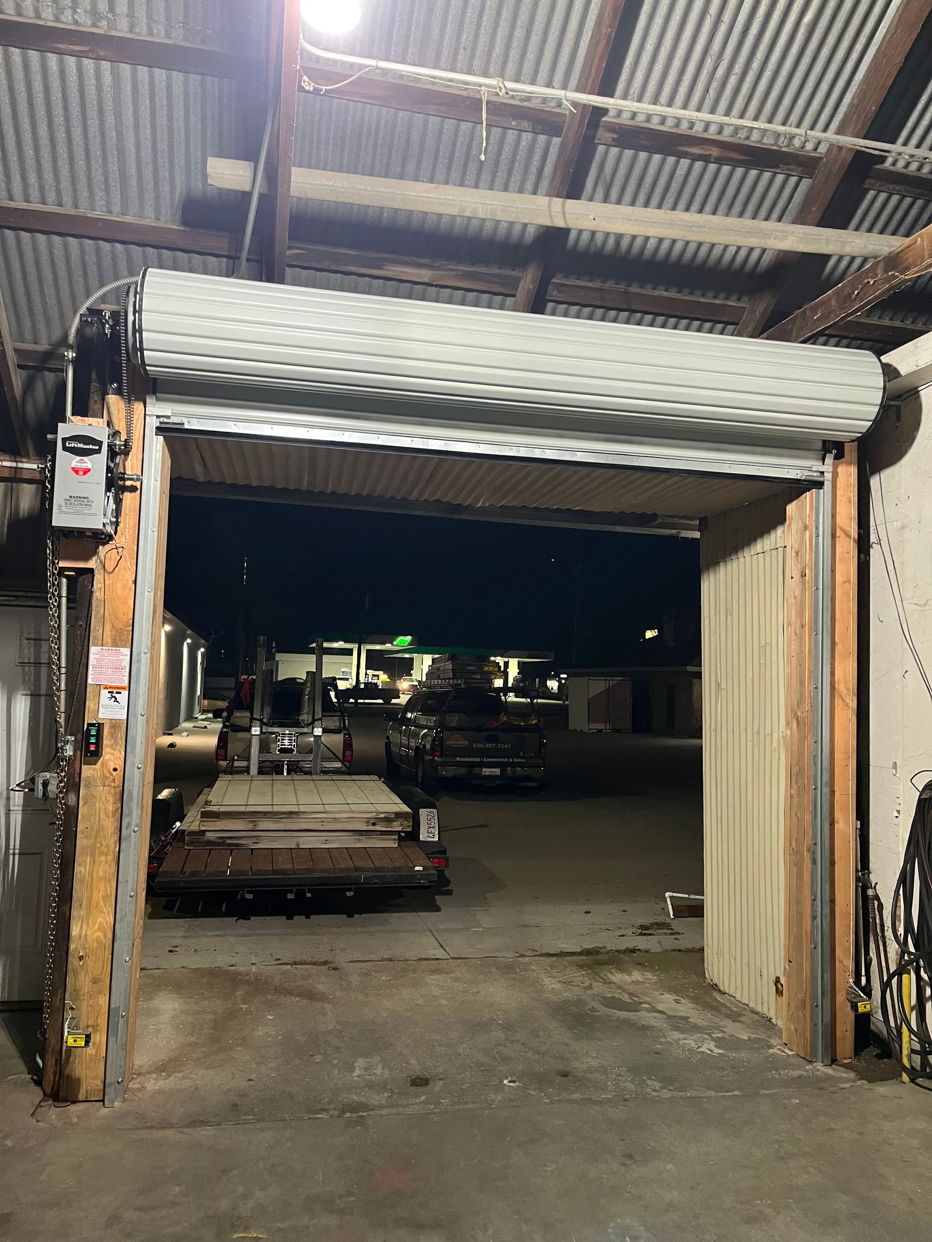 Garage Door roll up installation