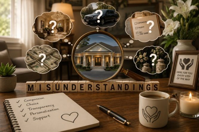 Funeral homes Attleboro, MA misconceptions and services.