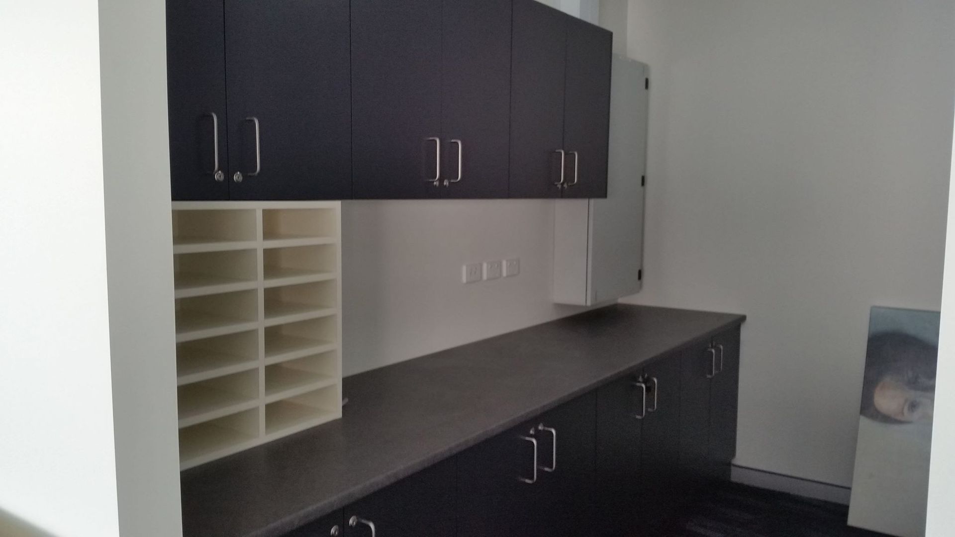 Black Kitchen Cabinets — Custom Cabinetry & Kitchen Renovations in Nambucca Heads, NSW