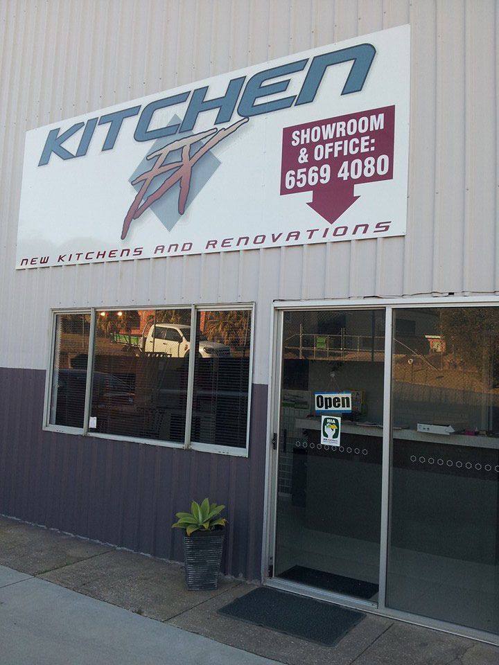 Kitchen FX In Showroom And Office — Custom Cabinetry & Kitchen Renovations in Nambucca Heads, NSW