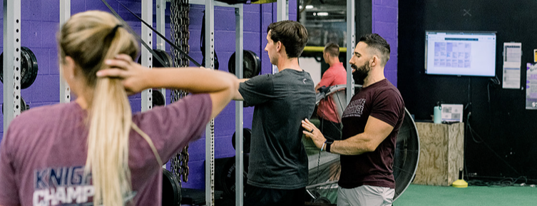 High school athlete doing speed and strength training drills during offseason prep