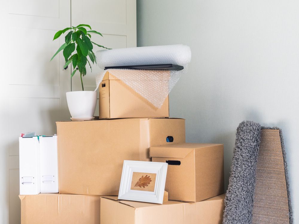 Items Packed In Large Cardboard Boxes — Storage Aus In Ciccone, NT
