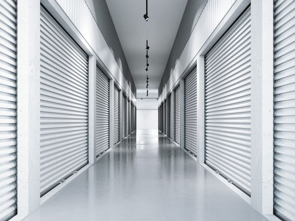 Storage Facilities With White Doors — Storage Aus In Ciccone, NT