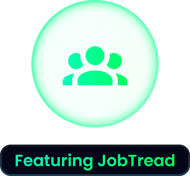 Green circle with three people icons.