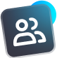 Invoice icon with a dollar sign, white outline, and gradient background.