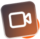 Icon of three people outlined in white on a blue-gradient square with a light-blue circle on top-right.