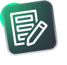 Crosshair icon on a green, rounded square.