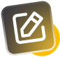 Icon of three people outlined in white on a blue-gradient square with a light-blue circle on top-right.