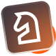 Icon of three people outlined in white on a blue-gradient square with a light-blue circle on top-right.