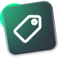 Green and gray icon with white stylized figures representing a group of people.