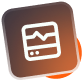 White award icon on a brown and orange square.