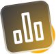 Bell icon with a notification indicator.