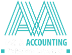 A logo for a company called ava accounting.