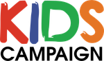Colorful  words kids campaign logo