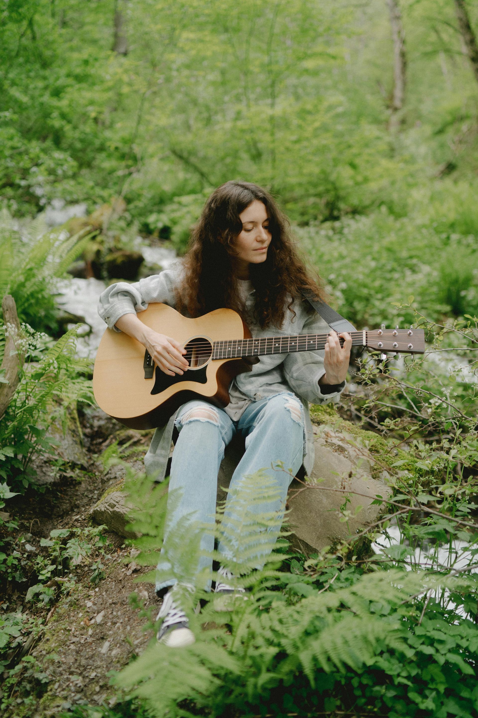 woman in nature
